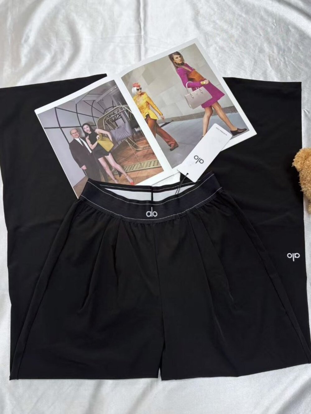 NWT ALO Yoga Women's Black Suit Up Trouser (Regular)🔥🎉